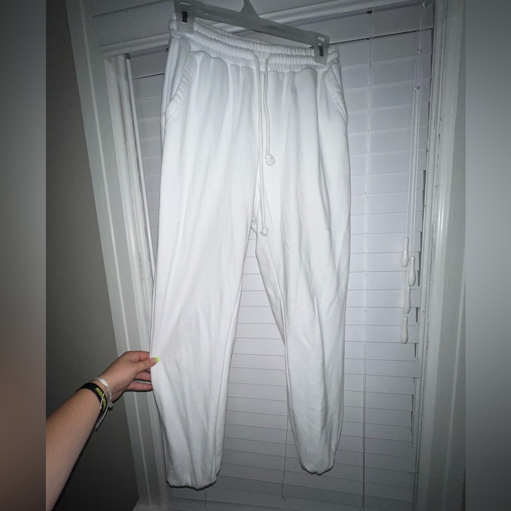 White Joggers